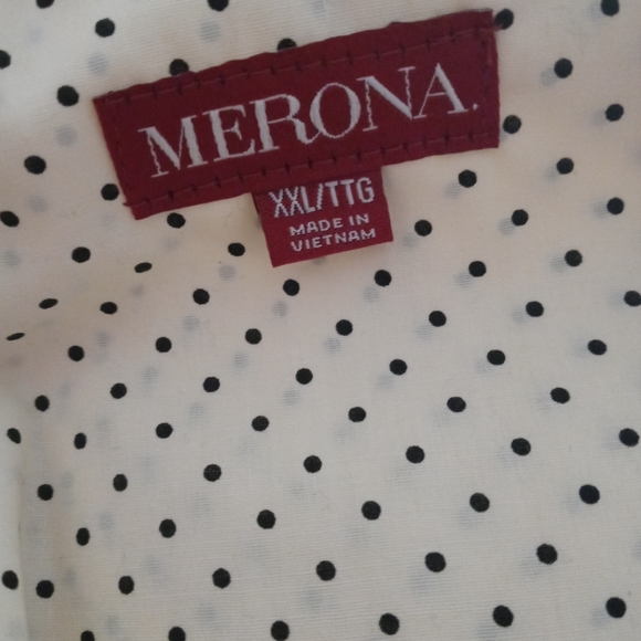 Merona Grey And White Woman Seersucker Long Sleeve Button Up Suit Jacket XXL - Picture 4 of 7